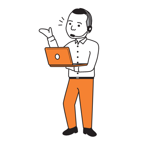 三輪のキャラクターイラスト