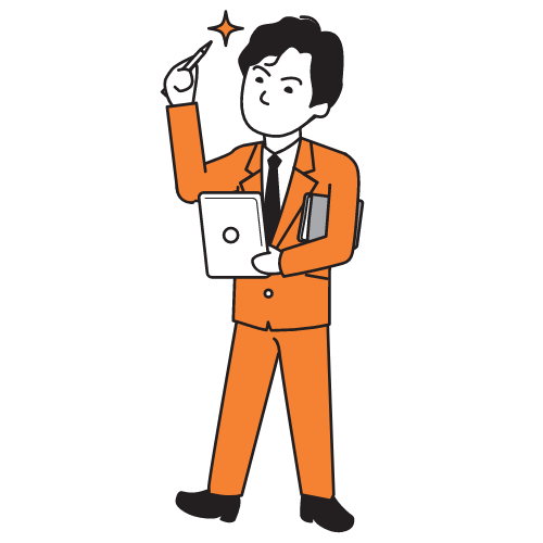 代表 大畑のキャラクターイラスト